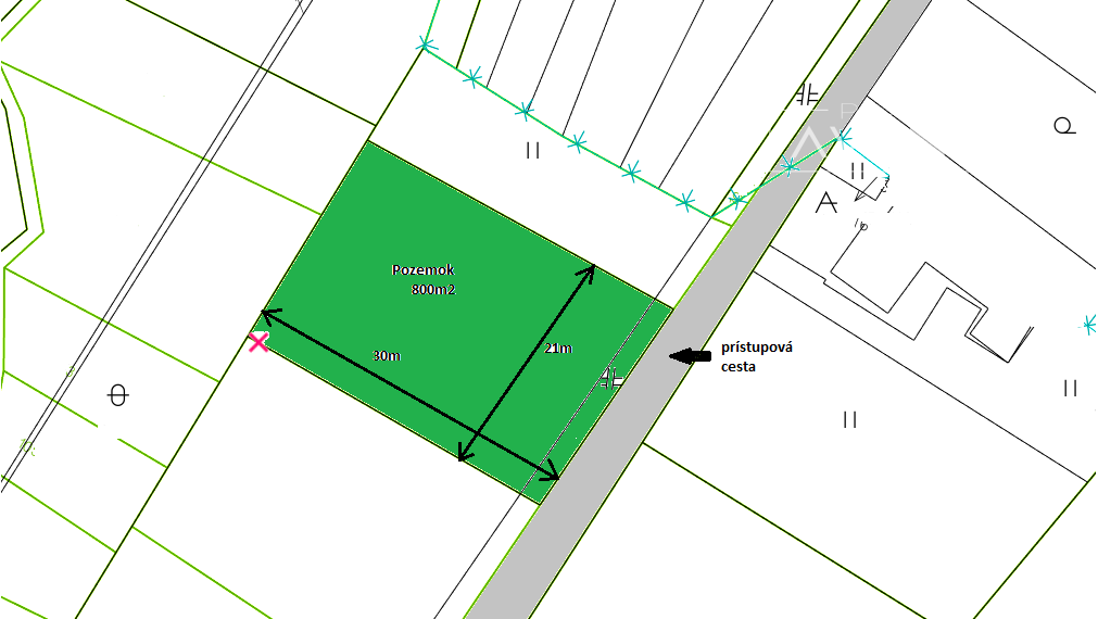 TRNOVÉ - INVESTIČNÝ POZEMOK (605m2)
