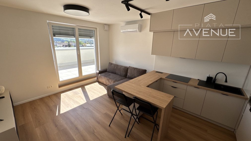 ZARIADENÁ NOVOSTAVBA 2+kk ŽILINA - ŠIRŠIE CENTRUM (47m2) s TERASOU 20m2 a parkovacím státím