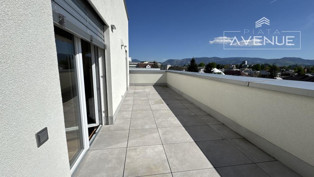 (PRENAJATÉ!!!)ZARIADENÁ NOVOSTAVBA 2+kk ŽILINA - ŠIRŠIE CENTRUM (47m2) s TERASOU 20m2 a parkovacím státím