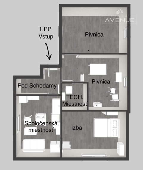 Piata Avenue | Rodinný dom s pozemkom (735 m2) - Poluvsie