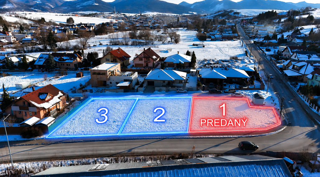 stavebný pozemok - 700m od centra Rajeckých Teplíc