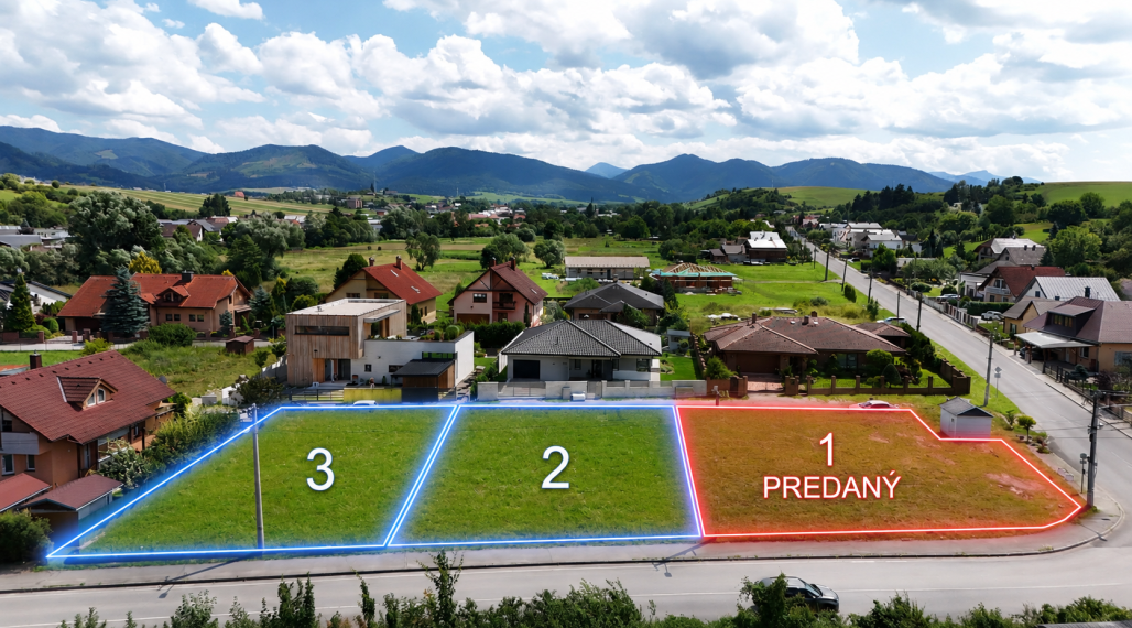 stavebný pozemok - 700m od centra Rajeckých Teplíc