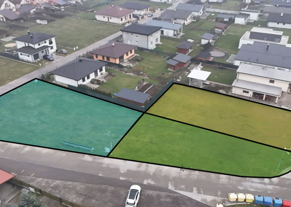 EXKLUZÍVNE!!! KRASŇANY - POZEMKY NA PREDAJ (922m2/ 406m2/ 722m2)