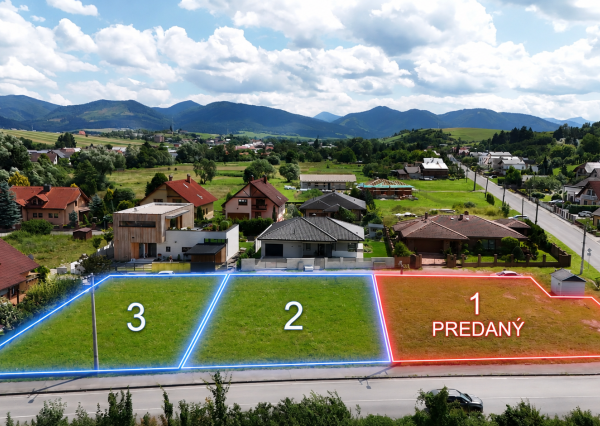 stavebný pozemok - 700m od centra Rajeckých Teplíc